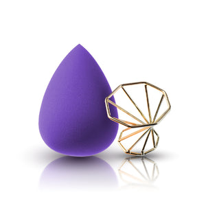 Ultra Flawless Makeup Sponge & Holder - Purple