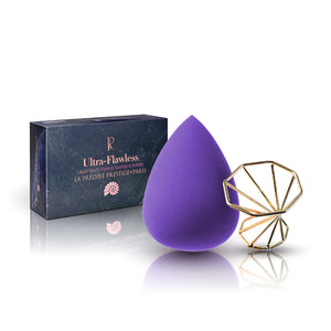 Ultra Flawless Makeup Sponge & Holder - Purple