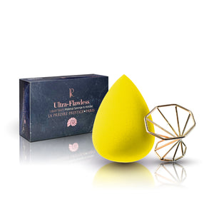 Ultra Flawless Makeup Sponge & Holder - Yellow