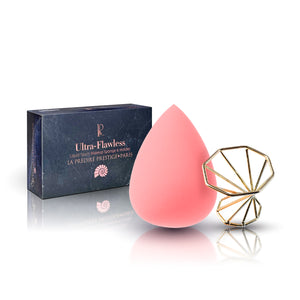 Ultra Flawless Makeup Sponge & Holder - Pink